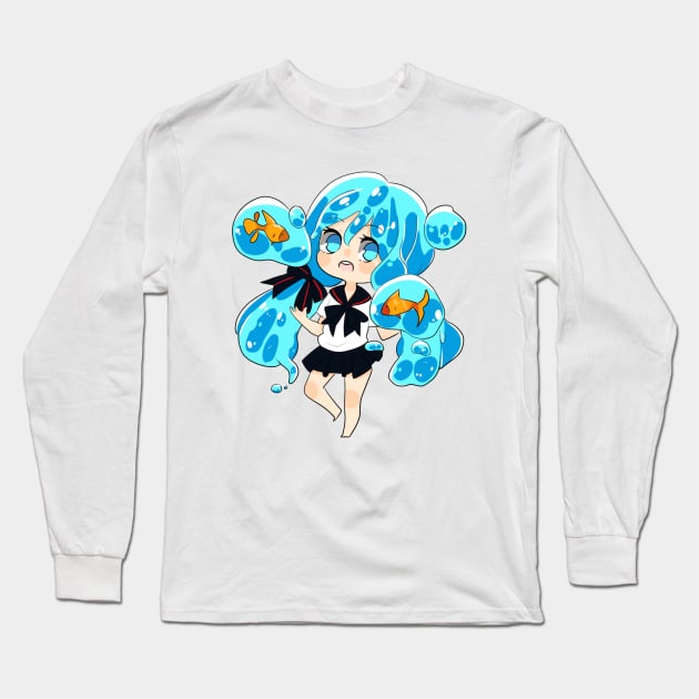 Bottle Miku Long Sleeve T-Shirt by LittleBlueSeas